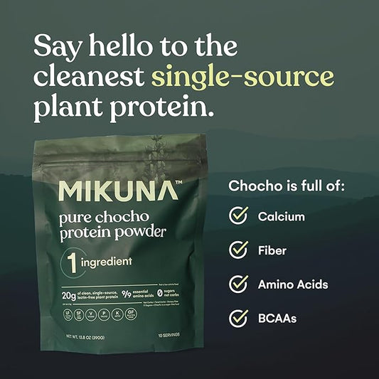 Mikuna Vegan Protein Powder (Unflavored, 10 Servings)