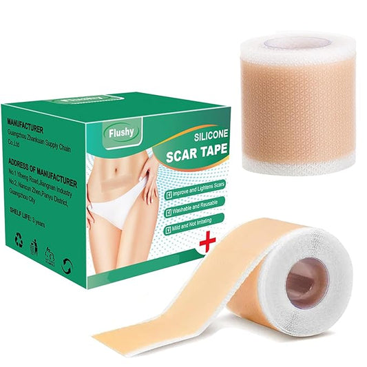 Silicone Scar Sheets,LXIANGN Medical Grade Silicone (1.5”x 120”Roll) 120”Roll)