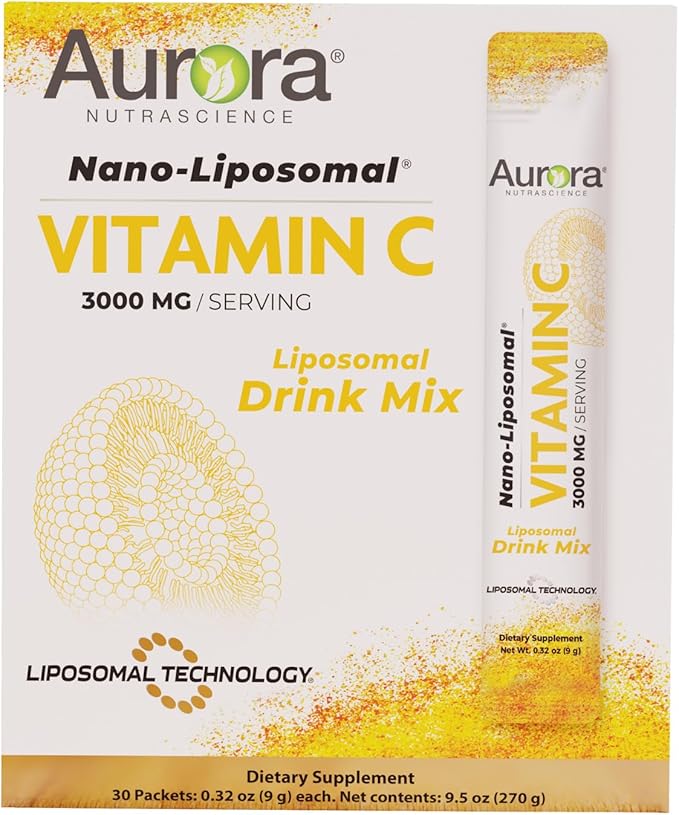 Aurora Nutrascience, Nano-Liposomal Vitamin C, Vitamin 3,000 mg