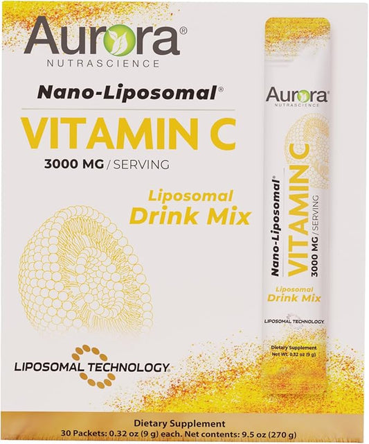 Aurora Nutrascience, Nano-Liposomal Vitamin C, Vitamin 3,000 mg