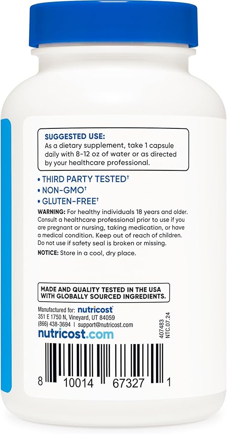 Nutricost Electrolyte Complex (Advanced Hydration with Real Salt®) 120 Capsules - 8 Hydrating Electrolytes & Vitamins, Gluten Free, Non-GMO, Vegetarian