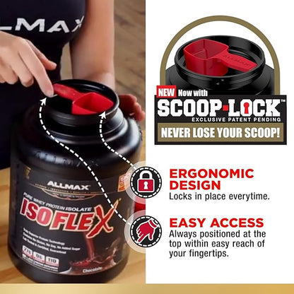 ALLMAX Nutrition - ISOFLEX Whey Protein Powder, Whey Protein Isolate, 27g Protein, Cookies & Cream, 5 Pound