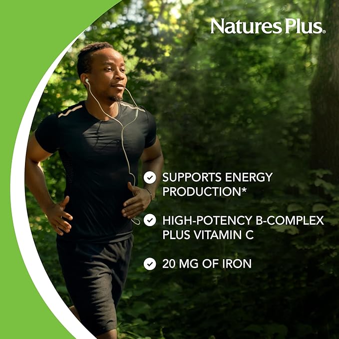 NaturesPlus Ultra-Stress with Iron, Sustained Release 30 Vegetarian 30 Servings