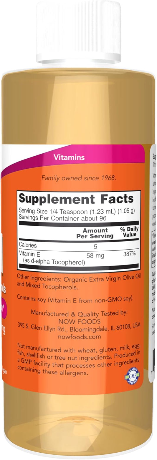 NOW Supplements, Natural Vitamin E-Oil (D-Alpha 4-Ounce