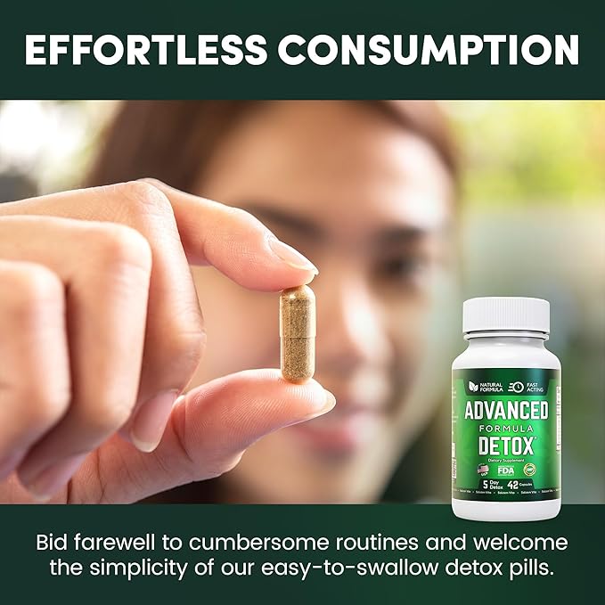 Advanced Detox Cleanse, Natural Detox & 42 Capsules