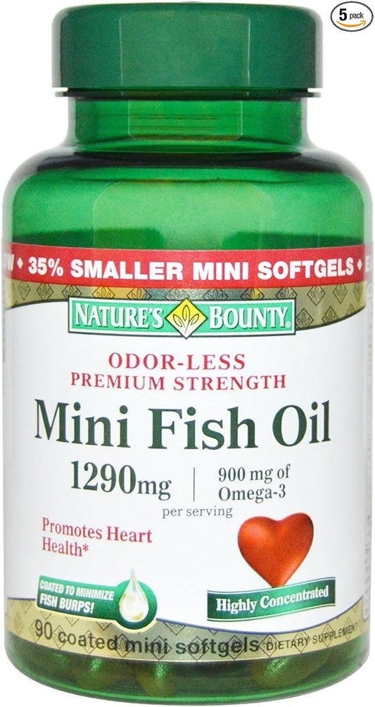 Nature's Bounty Fish Oil 1290 mg 90 ct, 5