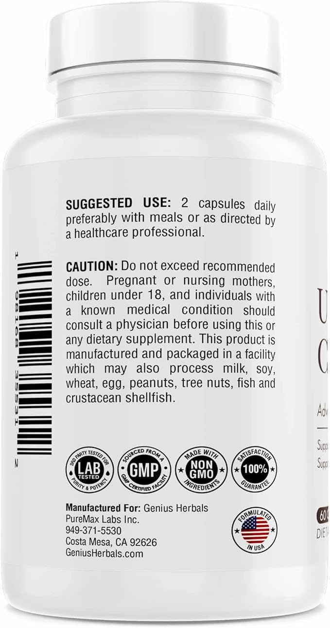 Uric Acid Cleanse – Supports Kidney, 60 Capsules