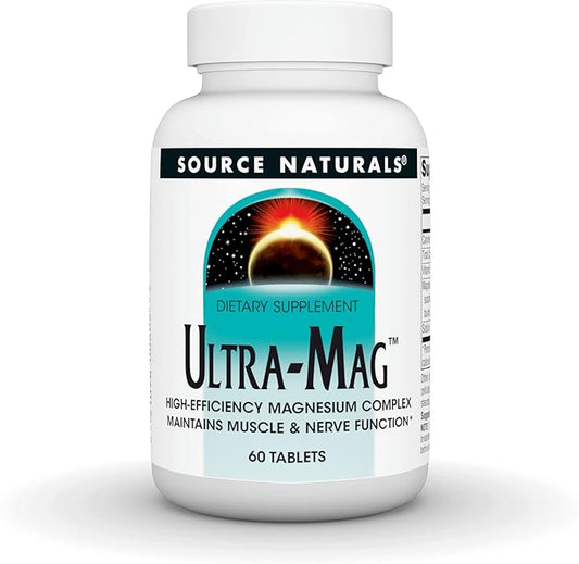 Source Naturals Ultra-Mag High-Efficiency Magnesium Complex 60 Tablets