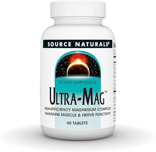 Source Naturals Ultra-Mag High-Efficiency Magnesium Complex 60 Tablets