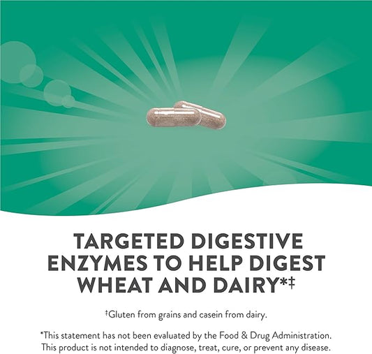 Nature's Way Gluten Defense Digestive Enzymes, 120 Vegan