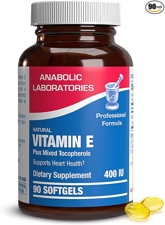 Anabolic Laboratories Natural Vitamin E 400 90 Supplements