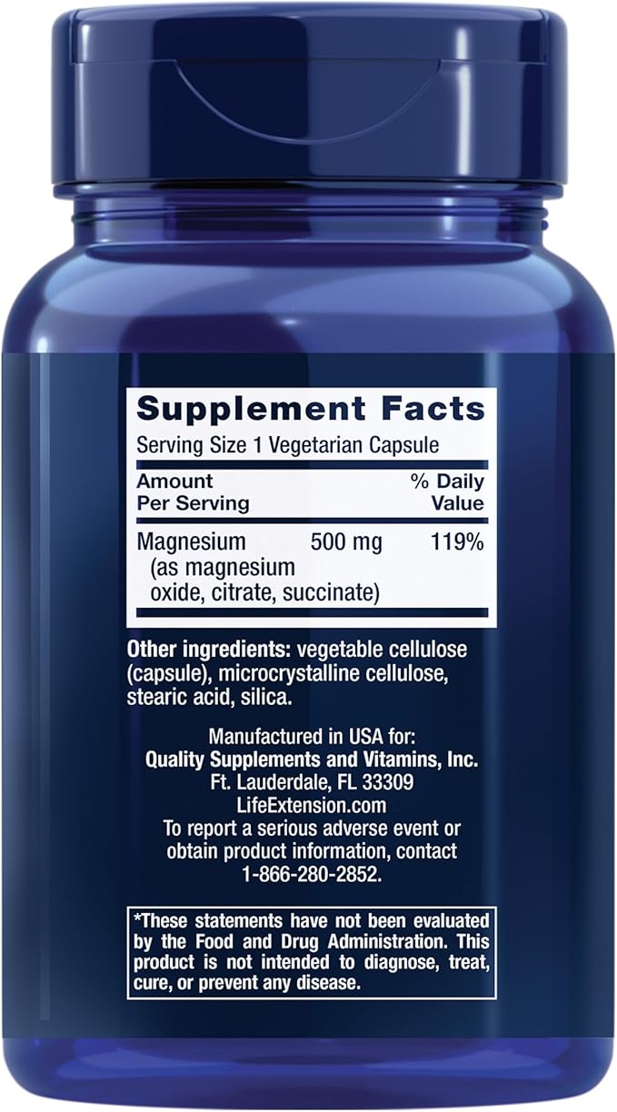 Life Extension Advanced Milk Thistle 120 500mg Capsules