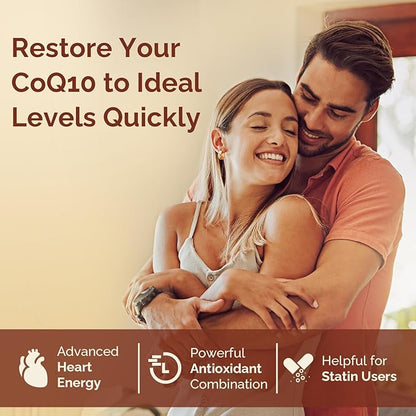 Ubiquinol CoQ10 600 MG Softgels Omega-3 & Coenzyme-Q10, Active CoQ10 Ubiquinol 360 Servings