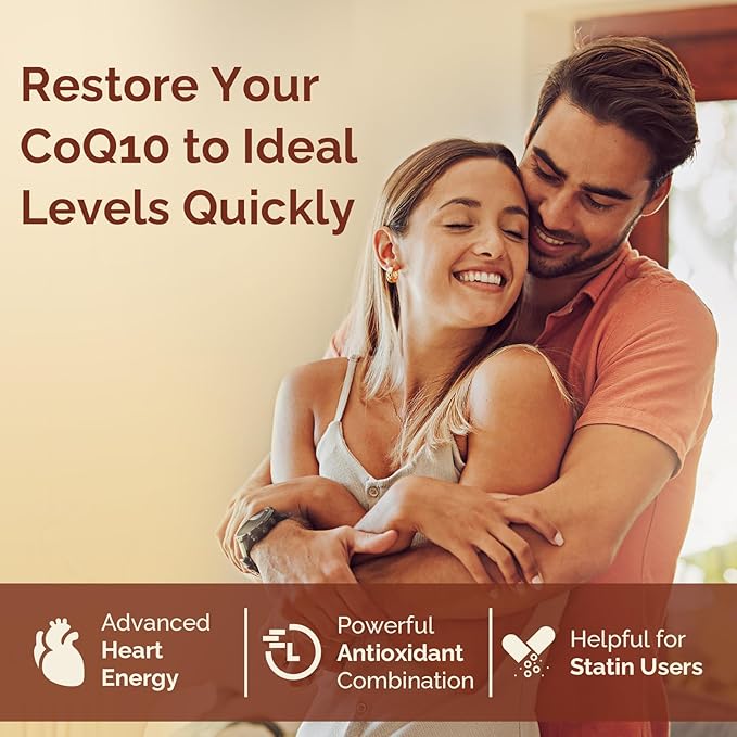 Ubiquinol CoQ10 600 MG Softgels Omega-3 & Coenzyme-Q10, Active CoQ10 Ubiquinol 60 Servings