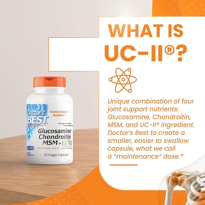 Doctor's Best Glucosamine, Chondroitin, MSM, UCII