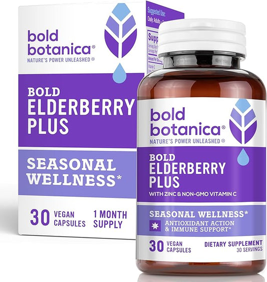 Elderberry Plus - 65x Concentrated Black 30 Vegan