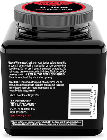 Youtheory Men's Maca 120 Vegetable