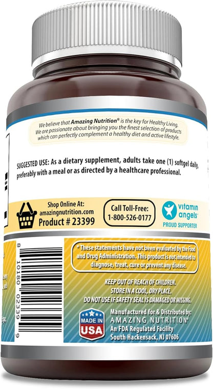 Amazing Formulas Vitamin E Supplement 400 IU 240 Softgels