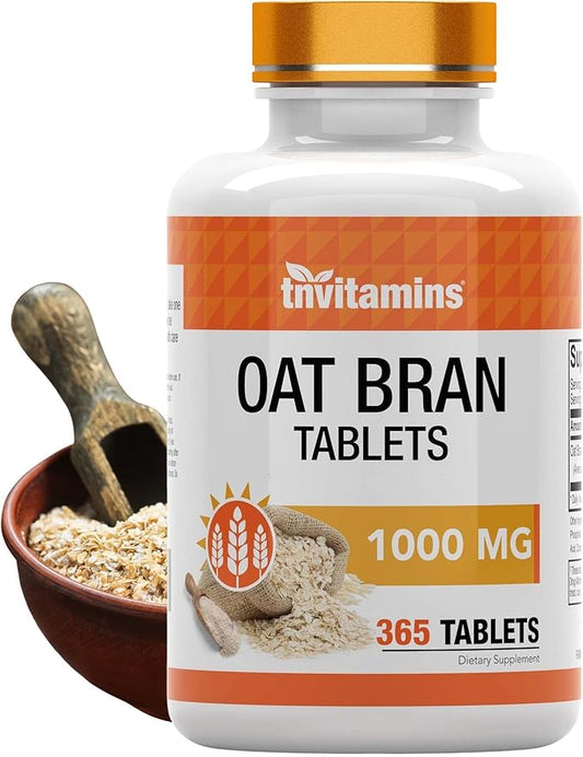 Oat Bran Tablets 365 Tablets 1,000 MG