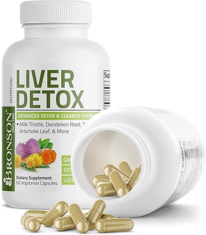 Bronson Liver Detox Advanced Detox & 60 Vegetarian