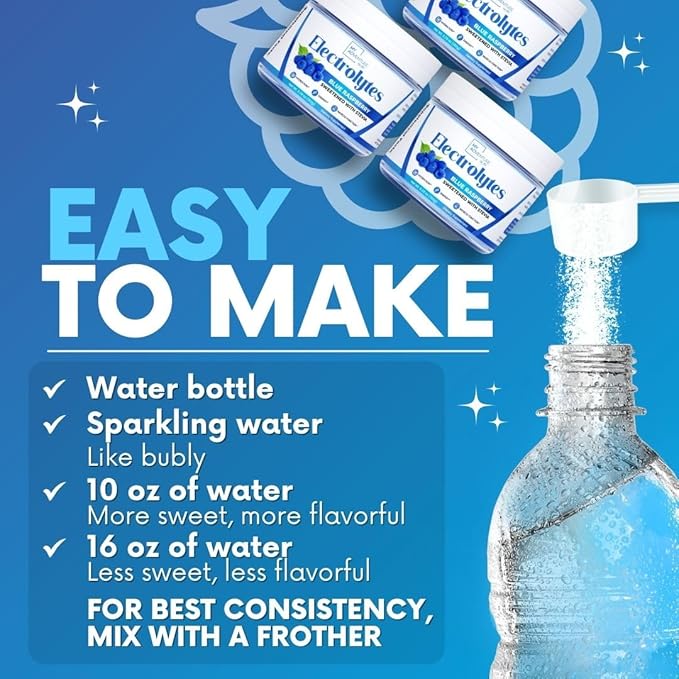 Zero Sugar - Blue Raspberry Electrolytes 37 Servings