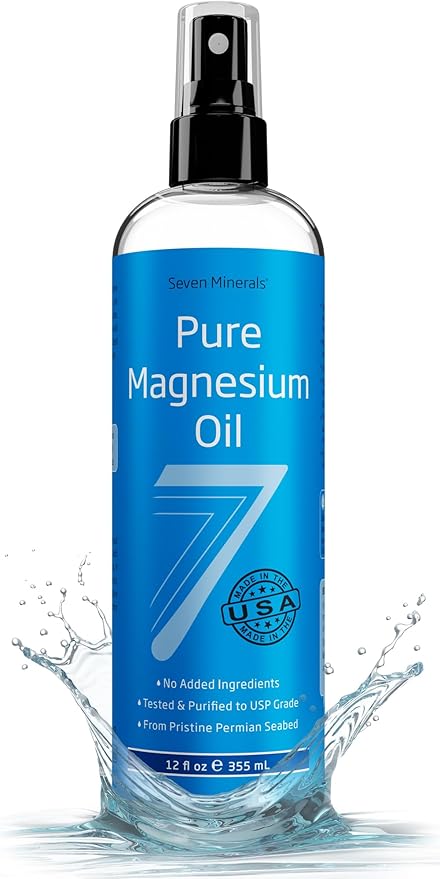 Seven Minerals, Pure Magnesium Oil Spray 12 fl 9 Months)