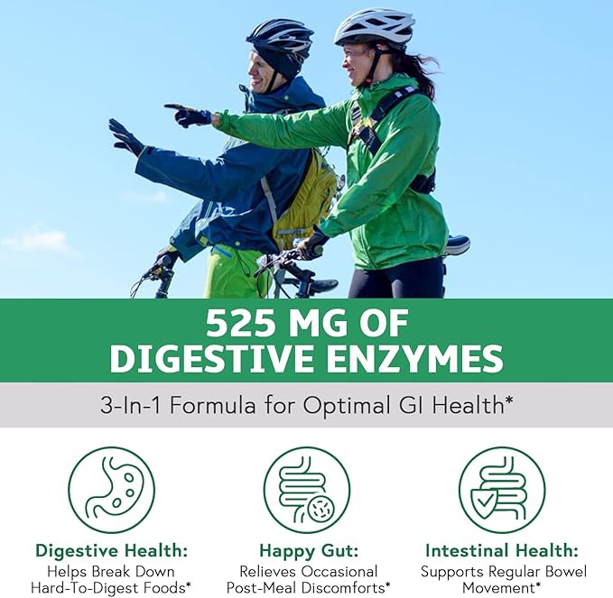 Digestive Enzymes plus Probiotics & Prebiotics, 22 Digestive 30 Caps