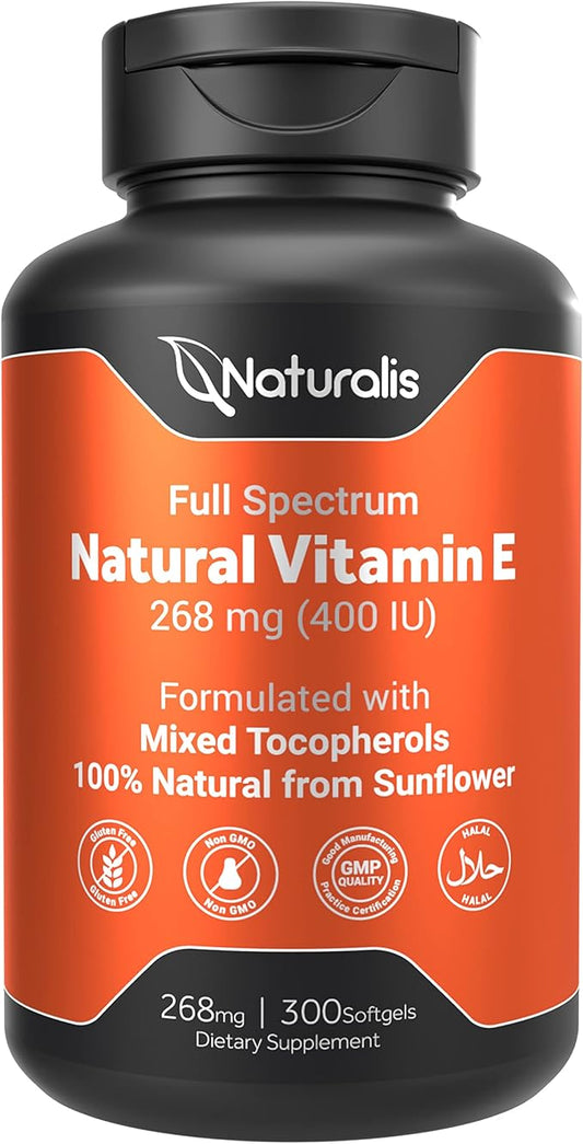 Naturalis Sunflower Vitamin E 268mg (400 300 Softgels