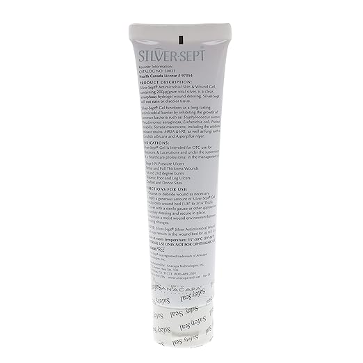Silver Skin and Wound Gel, 3 1st and 2nd Degree