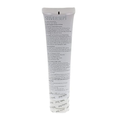 Silver Skin and Wound Gel, 3 1st and 2nd Degree