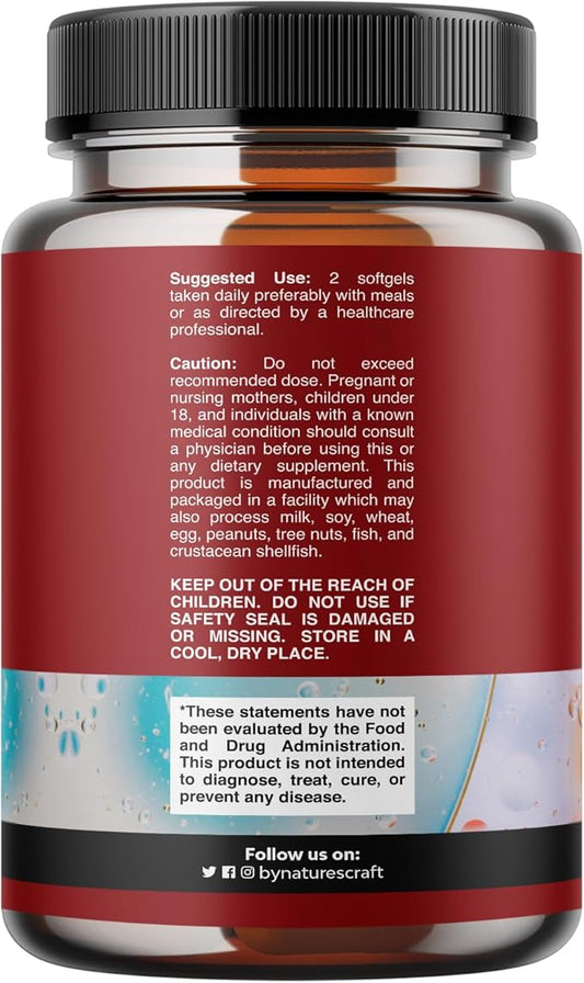 Omega 3 Fish Oil Supplement 3 Supplement 2000 mg