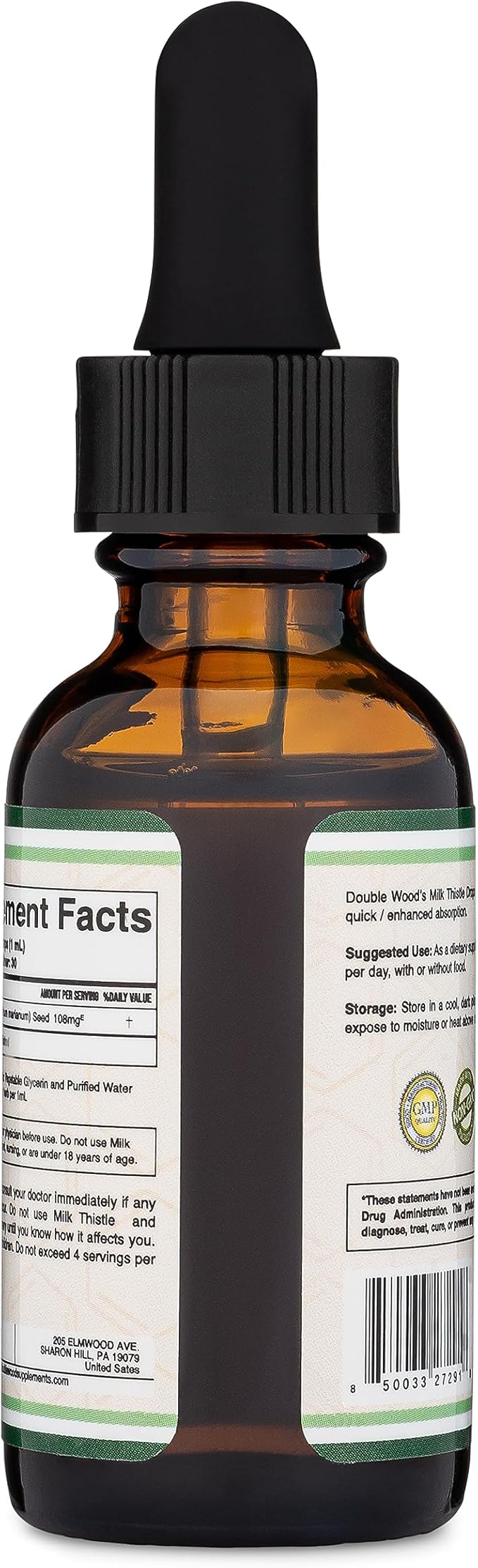 Milk Thistle Supplement 1 FL 30 Servings
