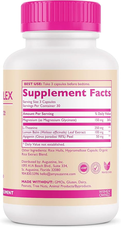 Magnesium Sleep Complex with L-Theanine and 90 Capsules