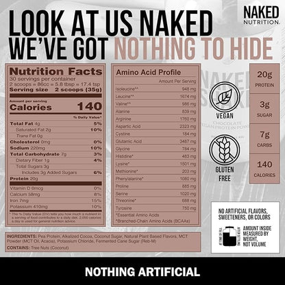 Naked Shake - Chocolate Protein Powder 30 Servings