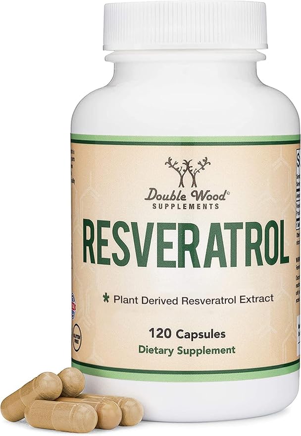 Resveratrol Supplement 500mg Per Serving, 120 50% Trans