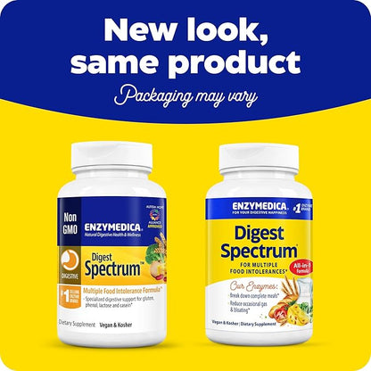 Enzymedica Digest Spectrum, Digestive Enzymes 90 Capsules