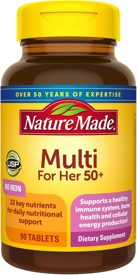 Nature Made Women's Multivitamin 50+ Tablets 90 Count