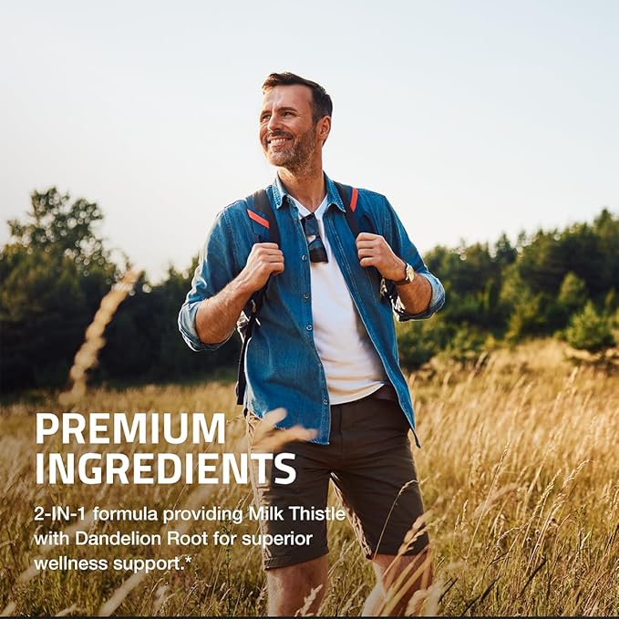 Bronson Milk Thistle Silymarin Marianum & 360 Capsules