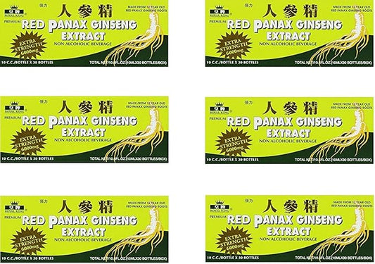 Royal King Red Panax Ginseng 30/10 6000mg (6 (6 Boxes)