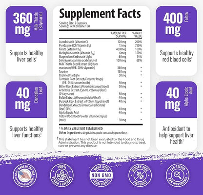 1 Body Liver Support Triple Pack 180 Capsules