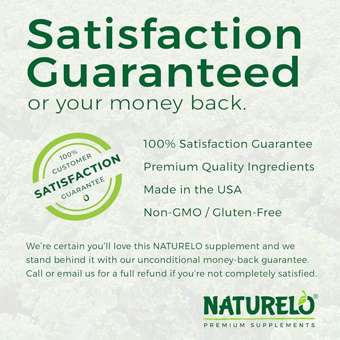 NATURELO Mens Multivitamins for Men 50+ 60 Vegetarian