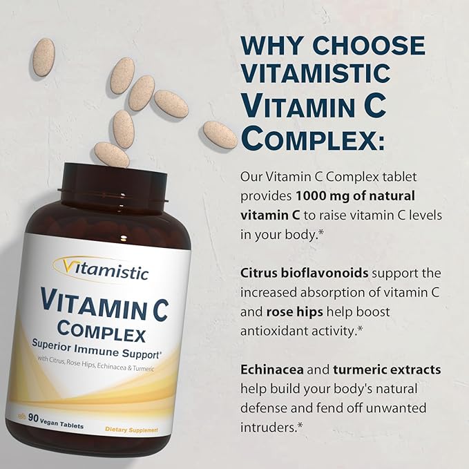 Vitamin C Complex, 1000mg VC 90 Tabs