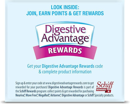 Digestive Advantage Probiotics For Digestive Health, Daily Probiotics For Women & Men, Supports Gut Health, Occasional Bloating & Diarrhea, Minor Abdominal Discomfort, & Immune Support, 60ct Capsules