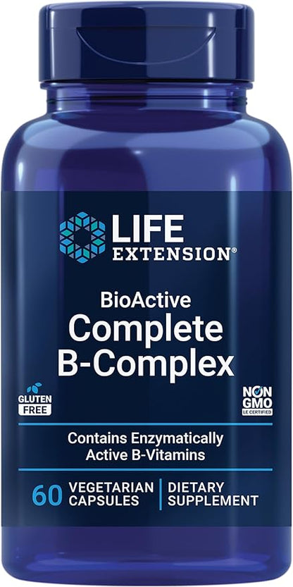 Life Extension Bioactive Complete B-complex, Heart, 60 Vegetarian