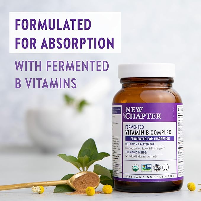 New Chapter Fermented vitamin b complex, 30 Count