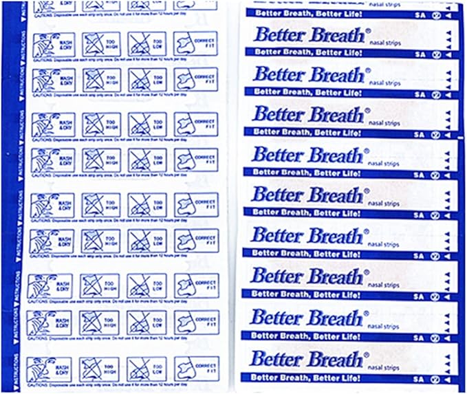 10 Pcs Nasal Strips for Reduce 55mm*16mm