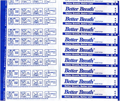 10 Pcs Nasal Strips for Reduce 55mm*16mm