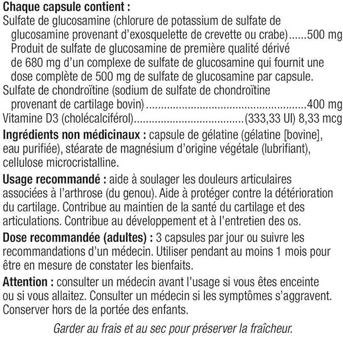 Webber Glucosamine Chondroitin 500 mg/400 mg D3 1000 1000 IU, 300 easy
