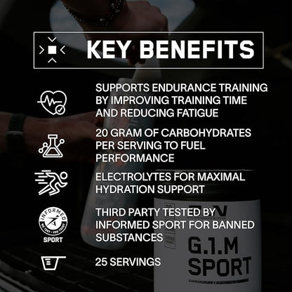 BARE PERFORMANCE NUTRITION, BPN G.1.M Go One More Sport, Endurance Training Fuel, Electrolytes and Calories, Pink Himalayan Salt, Salted Watermelon