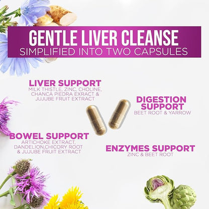 Liver Cleanse Detox & Repair Formula 120 Capsules